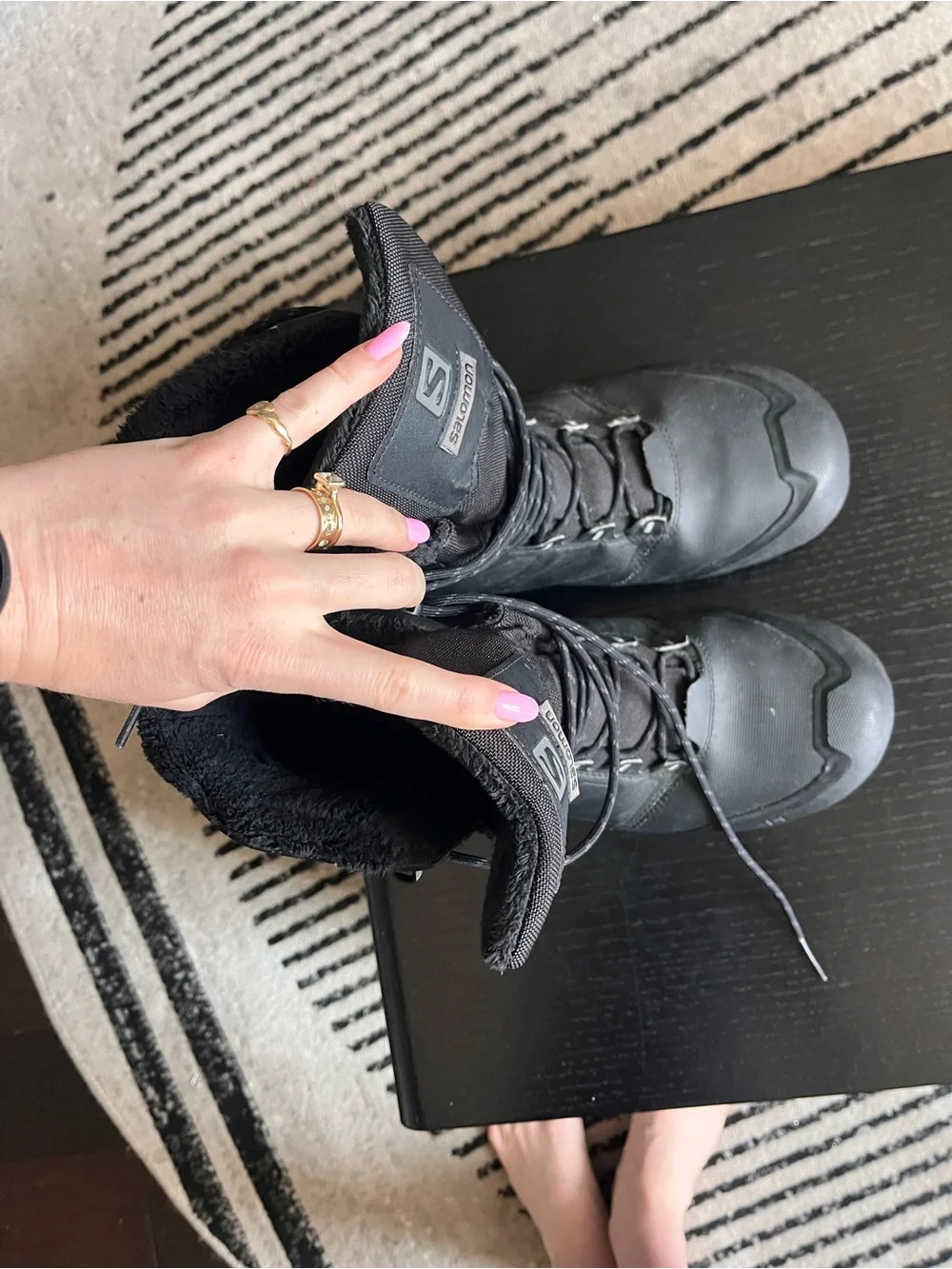 NWOT! Salomon Black TOUNDRA FORCES CLIMASALOMON
